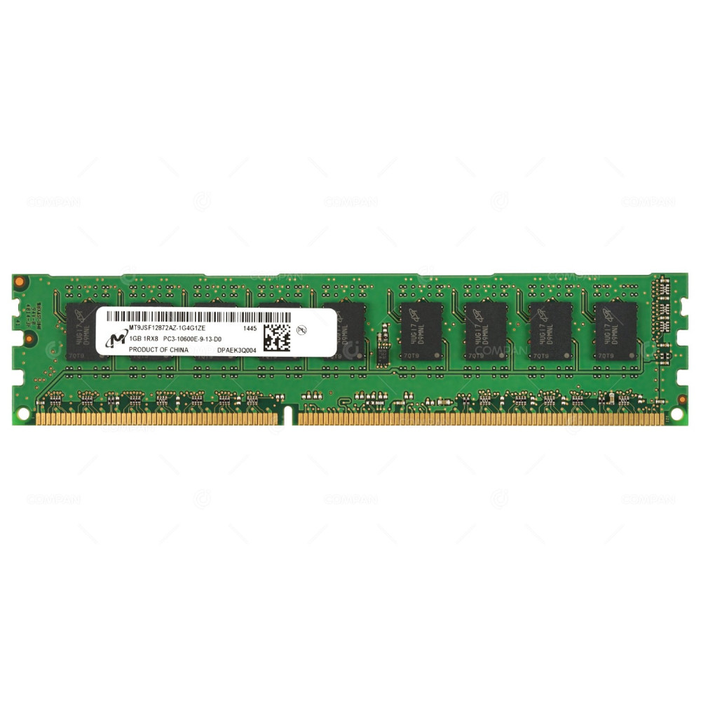 MT9JSF12872AZ-1G4G1 MICRON 1GB 1RX8 PC3-10600 UDIMM DDR3 1333 MHZ MEMORY -